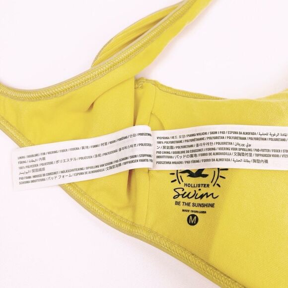 Hollister Yellow Bikini Top Medium - Picture 5 of 5